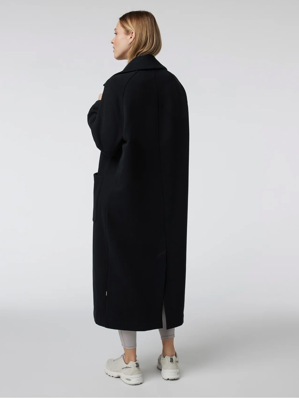 NWT Vuori Restore Trench Coat in Black Size S - Picture 8 of 17